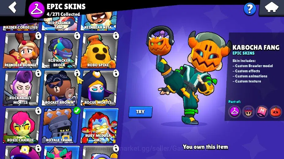 Brawl Stars Accounts 1656 Trophy|24 Brawler 2 Max Lv Myth Fang|1 Myth S image 11