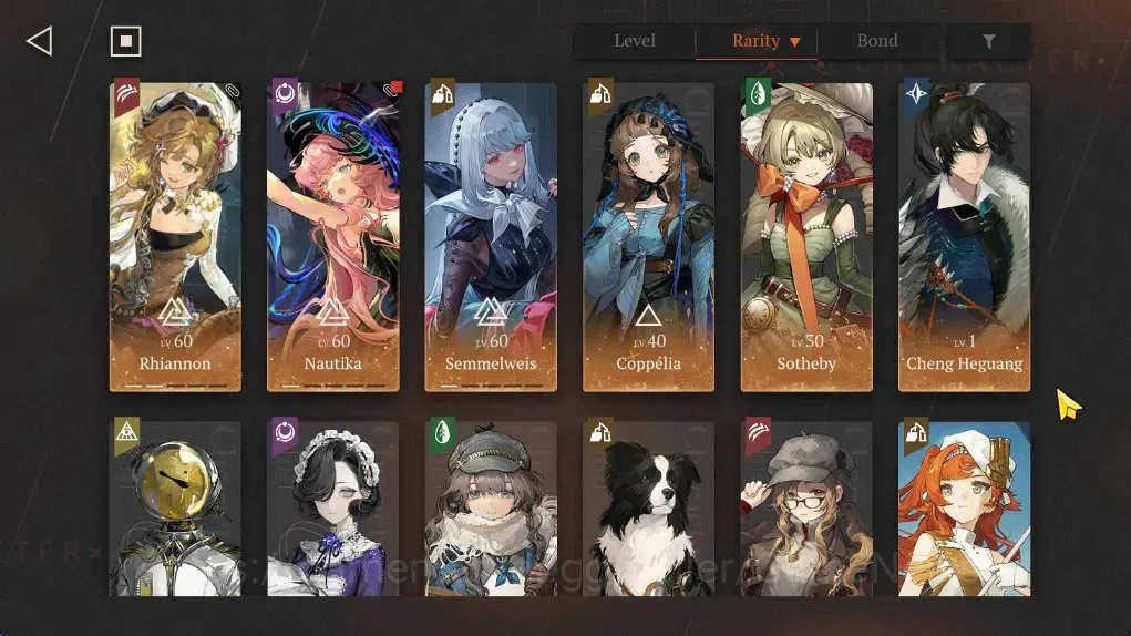 Reverse: 1999 Accounts Midgame GLOBAL|Lv 67|517 Unilog 12k CD|11 (*6 Crew) 2 Limit|RhianonP2 1