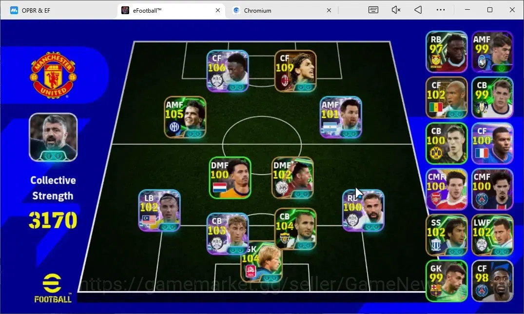 eFootball Accounts Android|Big Time Zlatan Ibrahimovic,Vinicius Jr,Lo image 1
