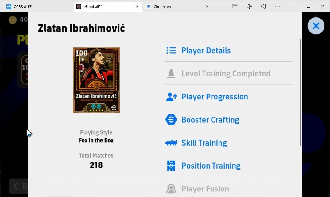 eFootball Accounts Android|Big Time Zlatan Ibrahimovic,Vinicius Jr,Lo image 5