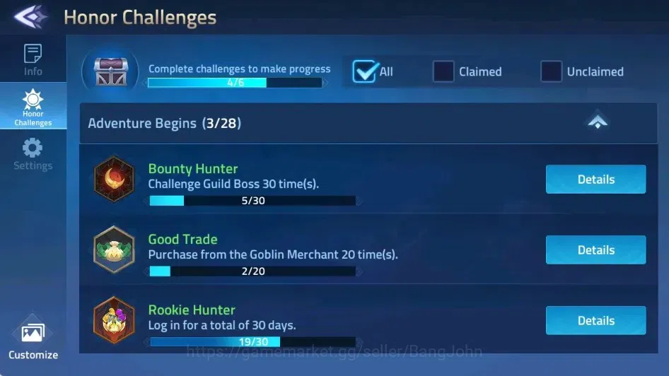 Mobile Legends: Adventure Accounts Global | LV 56 | 1477K Power | Vip4 | Camp 25-26 | Hero 68 | 40 SSR | Detail Check SS 2