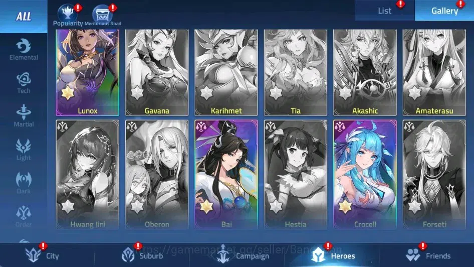 Mobile Legends: Adventure Accounts Global | LV 56 | 1477K Power | Vip4 | Camp 25-26 | Hero 68 | 40 SSR | Detail Check SS 5