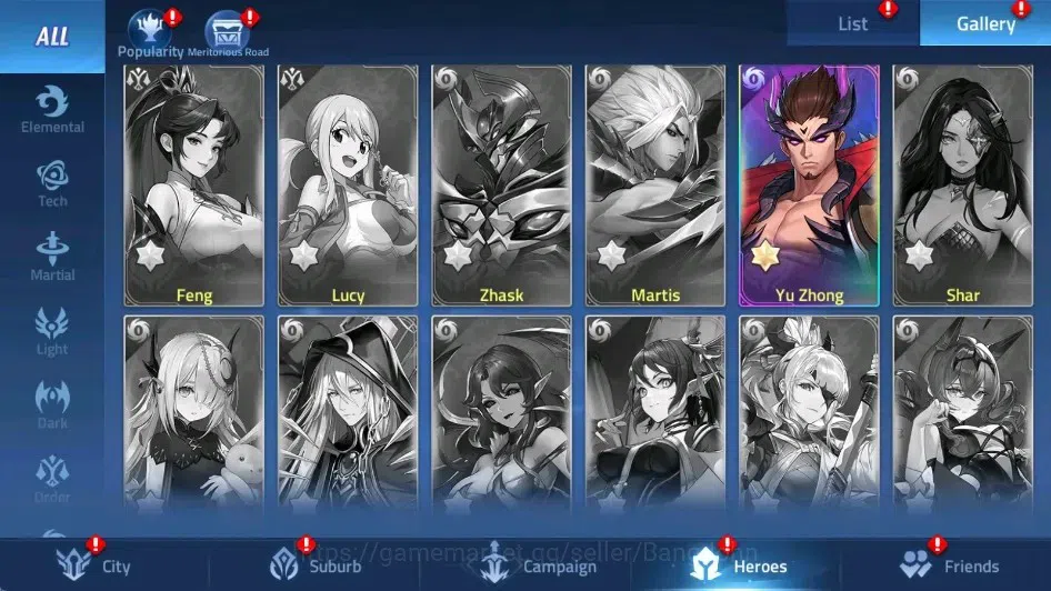 Mobile Legends: Adventure Accounts Global | LV 56 | 1477K Power | Vip4 | Camp 25-26 | Hero 68 | 40 SSR | Detail Check SS 6