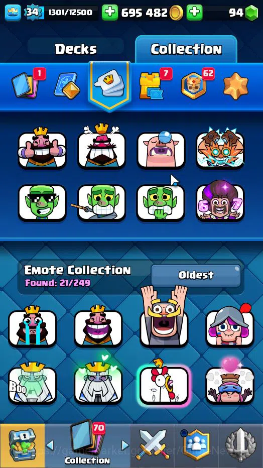 Clash Royale Accounts Lv 34|Trophy 6619|KTL 12|Card 116| 2 HERO 6 EVO 5 image 15