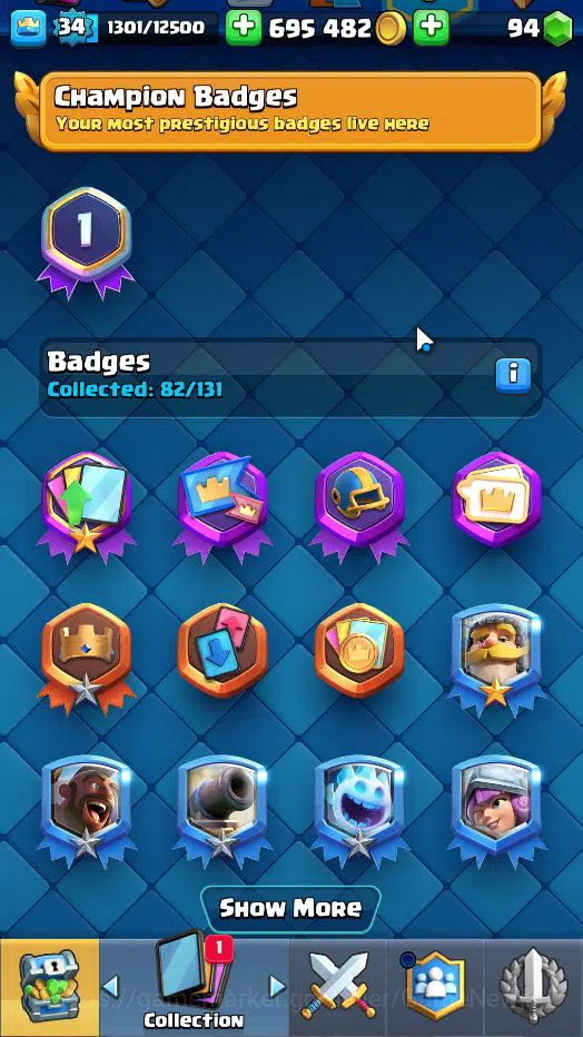 Clash Royale Accounts Lv 34|Trophy 6619|KTL 12|Card 116| 2 HERO 6 EVO 5 image 18