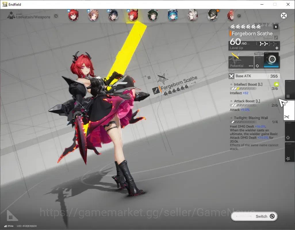Arknights: Endfield Accounts ASIA|Lv 50|3,7k Ars|6 SSR (2 Limited) + 5 (*6 Weap image 3
