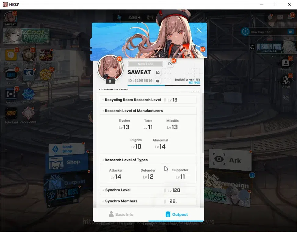 Goddess of Victory: Nikke Accounts Global|25 SSR|SyncLV130|Gem35k|(Collab EVE,Raven), image 15