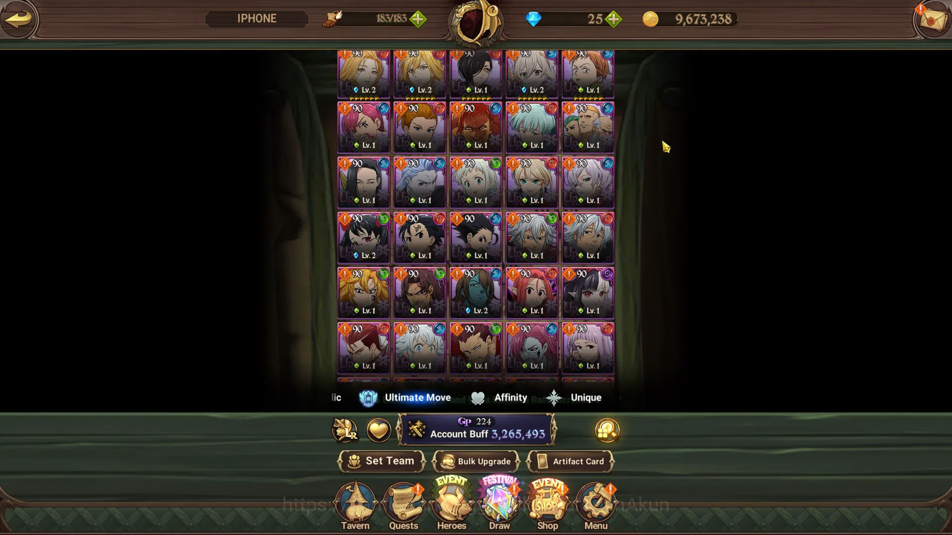 The Seven Deadly Sins: Grand Cross Accounts Midgame Asia|3,2M CC|2 LR+10 5