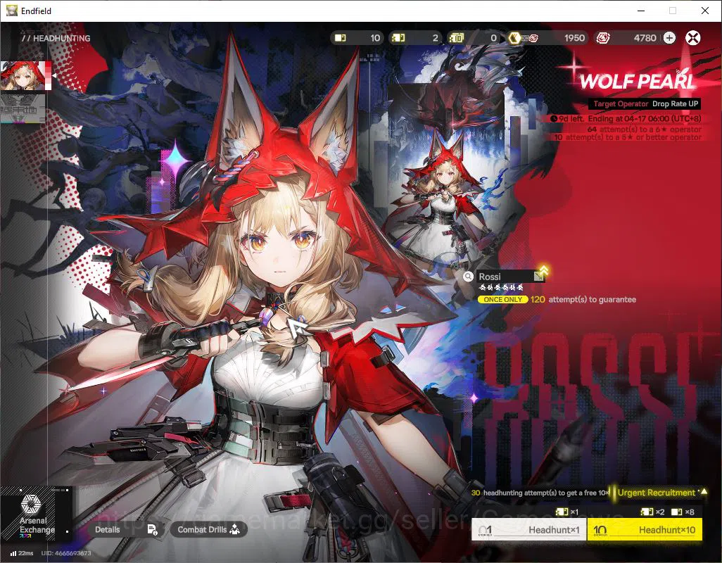 Arknights: Endfield Accounts ASIA|Lv49|SSR6(2Limit)+6(*6WP)|(Laevatain+Sign,Gil image 17