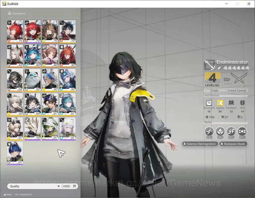Arknights: Endfield Accounts ASIA|Lv49|SSR6(2Limit)+6(*6WP)|(Laevatain+Sign,Gil image 2