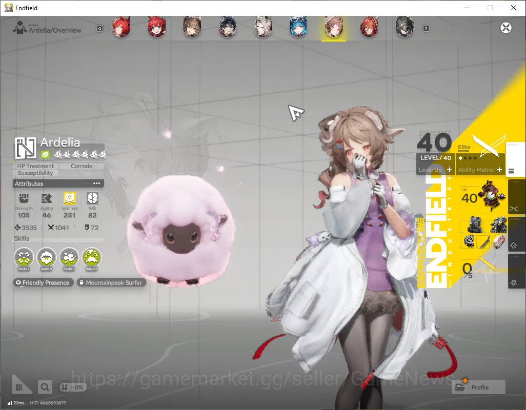 Arknights: Endfield Accounts ASIA|Lv49|SSR6(2Limit)+6(*6WP)|(Laevatain+Sign,Gil image 7
