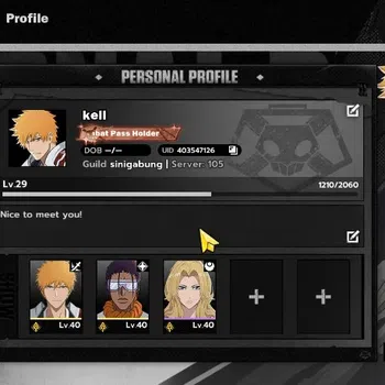 BLEACH: Soul Resonance Accounts Nuverse SEA |Lv.29| 3 SSR + 1 Sign (Tosen,Madarame,IchigoDZ)+Stamp|Log Facebook| Check SS