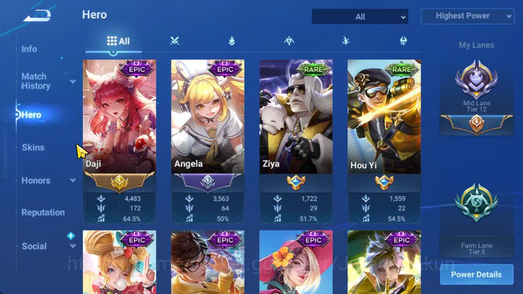 Honor of Kings Accounts Hero 111  Skin 116 |LadyZen(Frozen),Consortyu(Lege image 3