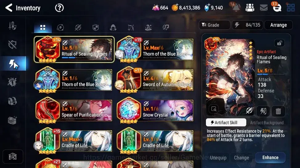 Epic Seven Accounts ASIA Unverif|26 ML(Salome,LOTScales,BArunka,Ruele  image 18