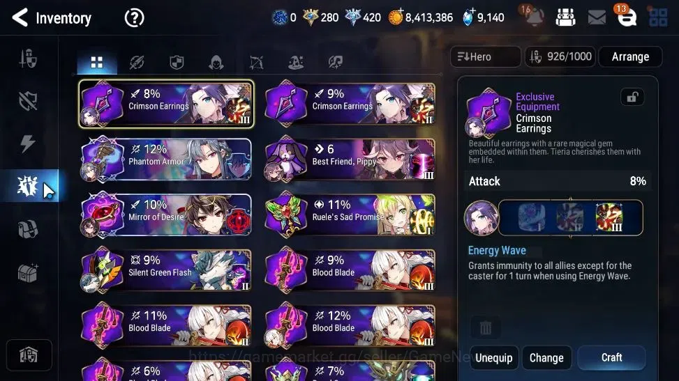 Epic Seven Accounts ASIA Unverif|26 ML(Salome,LOTScales,BArunka,Ruele  image 19