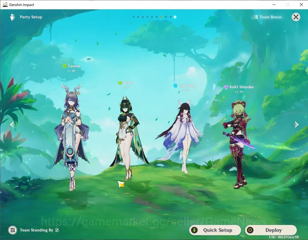 Genshin Impact Accounts ASIA|AR59|PreamTeam Lauma|12Limited+6(*5Weapon)|Va image 19
