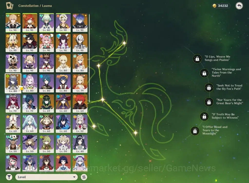 Genshin Impact Accounts ASIA|AR59|PreamTeam Lauma|12Limited+6(*5Weapon)|Va image 6