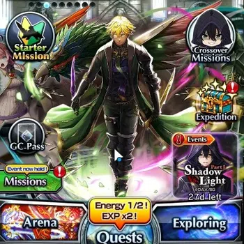 Grand Summoners Accounts End-Game Global|Rank 123|1 Sp.Art|26 Ascend 22 TW|(Paladin Roy,S Miyu,S Emiya,DL Rimuru,Chloe
