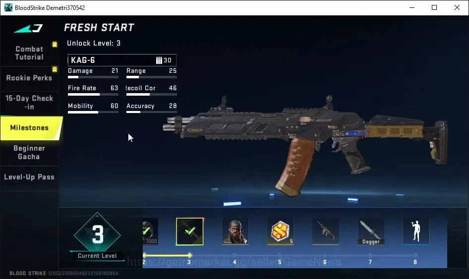 Blood Strike Accounts ASIA|Starter|Melee ULTRA Lightblade-Dark Force|Net image 10