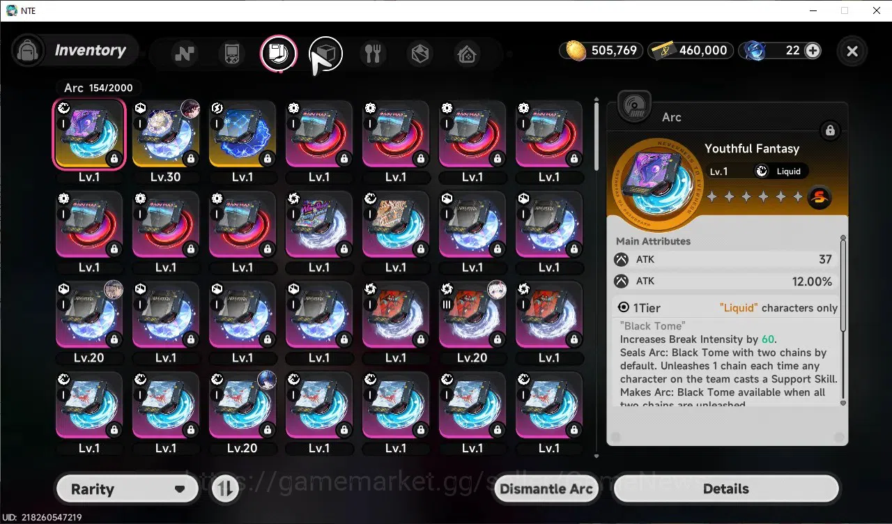 Neverness to Everness Accounts GLOBAL AMERICA|HL 16|TL 2|5 SSR 2 Limited Hotori+S image 17