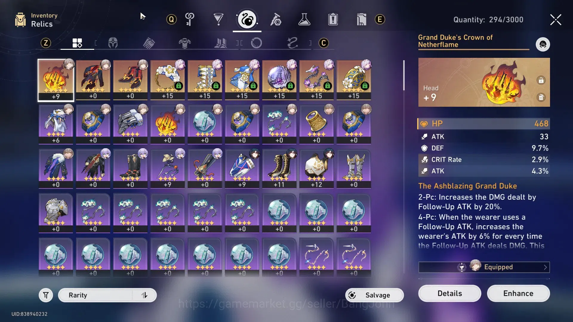 Honkai Star Rail Accounts Mid Game ASIA | TL 42 | 9 Limit | Castorice Lv50 | Robin Lv50 | Bailu Lv50 | Dan Heng IL Lv50 | 6 6