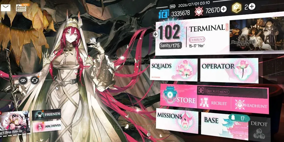 Arknights Accounts High-End Lv 85|238 Op+45 Outfits|72,6k+ Oru|12 Limited|Wish'Adel,Haruka,SATR,GTI,Yu,Sakiko 1