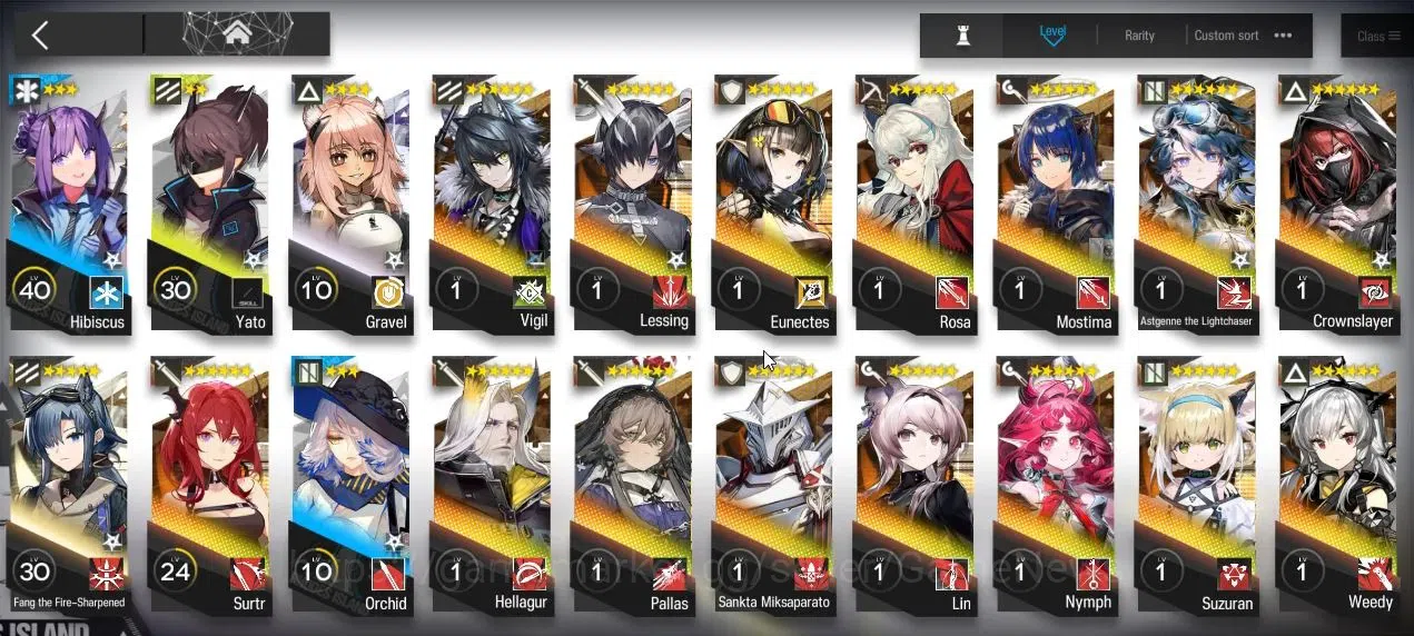 Arknights Accounts High-End Lv 85|238 Op+45 Outfits|72,6k+ Oru|12 Limited|Wish'Adel,Haruka,SATR,GTI,Yu,Sakiko 10