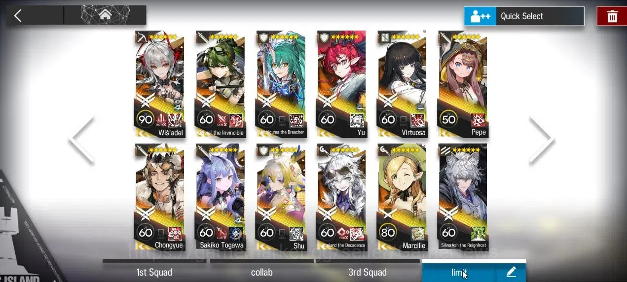 Arknights Accounts High-End Lv 85|238 Op+45 Outfits|72,6k+ Oru|12 Limited|Wish'Adel,Haruka,SATR,GTI,Yu,Sakiko 6
