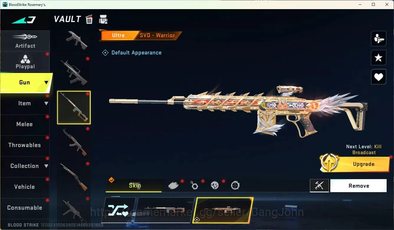 Blood Strike Accounts ASIA | 1 ETERNAL: Desert Eagle-Scorpius|TR: Takemi image 10