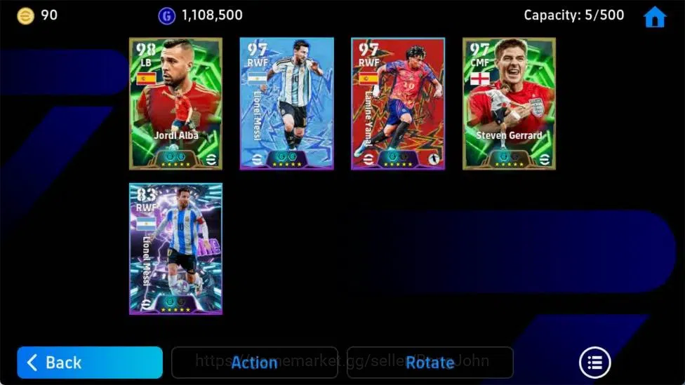 eFootball Accounts Android|PW 2912|Jordi Alba Epic,Steven Gerrard Epi image 1