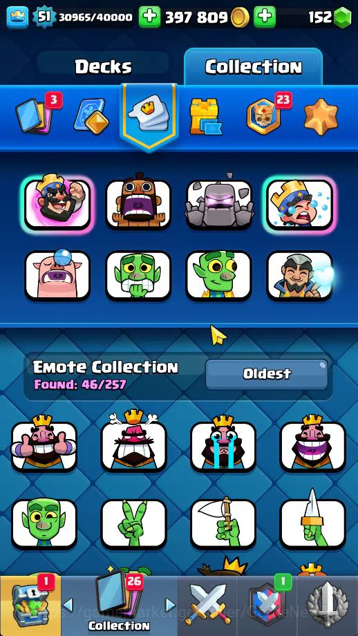 Clash Royale Accounts Midgame Lv 51|Trophy 9508|KTL 14|Limited Skin|Card 121| 1 Hero 11 EVO 8 Champ 21 Legendary 33 Epic 30 15