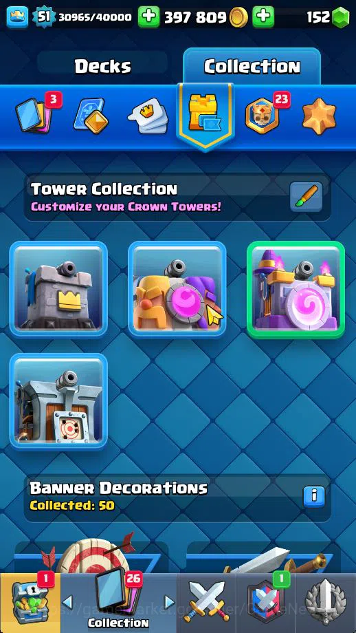 Clash Royale Accounts Midgame Lv 51|Trophy 9508|KTL 14|Limited Skin|Card 121| 1 Hero 11 EVO 8 Champ 21 Legendary 33 Epic 30 16