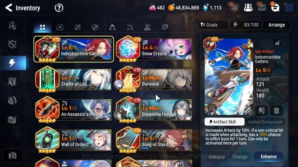 Epic Seven Accounts Starter GLOBAL Unverif|NewEra|13 ML(LOT Scales,Zio,BHwayoung,Etc)+Rinak,AFSFlan|PoH+Bles ON|1K SStone+2K 17