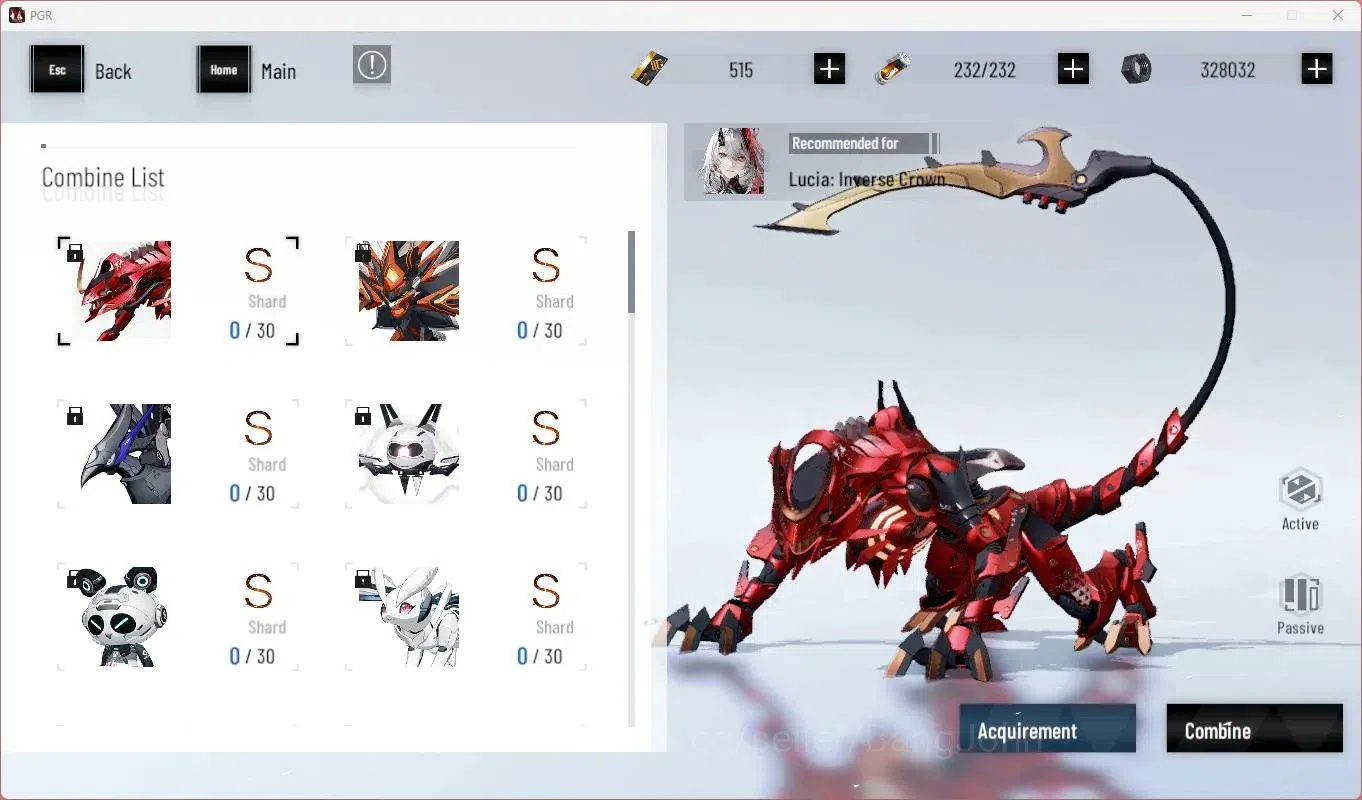 Punishing: Gray Raven Accounts Others ASIA | L79 |(SS Lucia IC,S Lucia CW,S Lucia CA)+Sign, S Feral,S Bianca, Etc|BC 515|YC 3