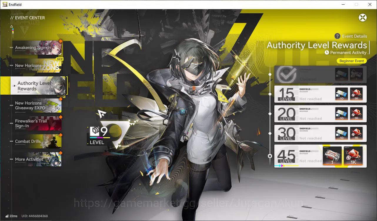 Arknights: Endfield Accounts Asia Lv9 | Starter|2SSR (Pogranichnik,Ember)+9SR C image 10