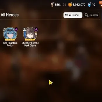 Epic Seven Accounts Starter Global UnVerif|New Era| 2 ML (Shepherd Dark Diane,SP Politis)+Estelle,Lidica,Iseria,etc|4,8K