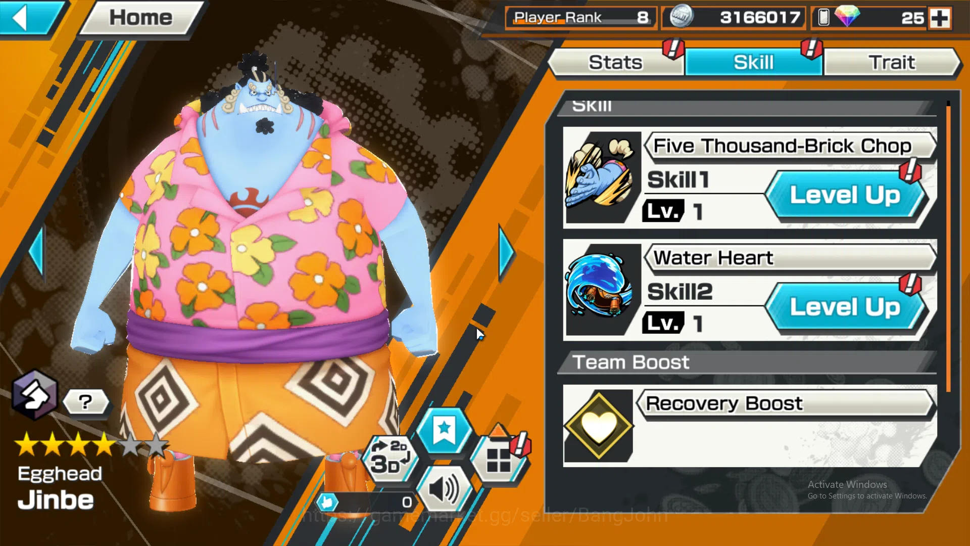 One Piece Bounty Rush Accounts GLOBAL | EX3 | Max 4 | Great Pirate Newgate, Borsa image 14