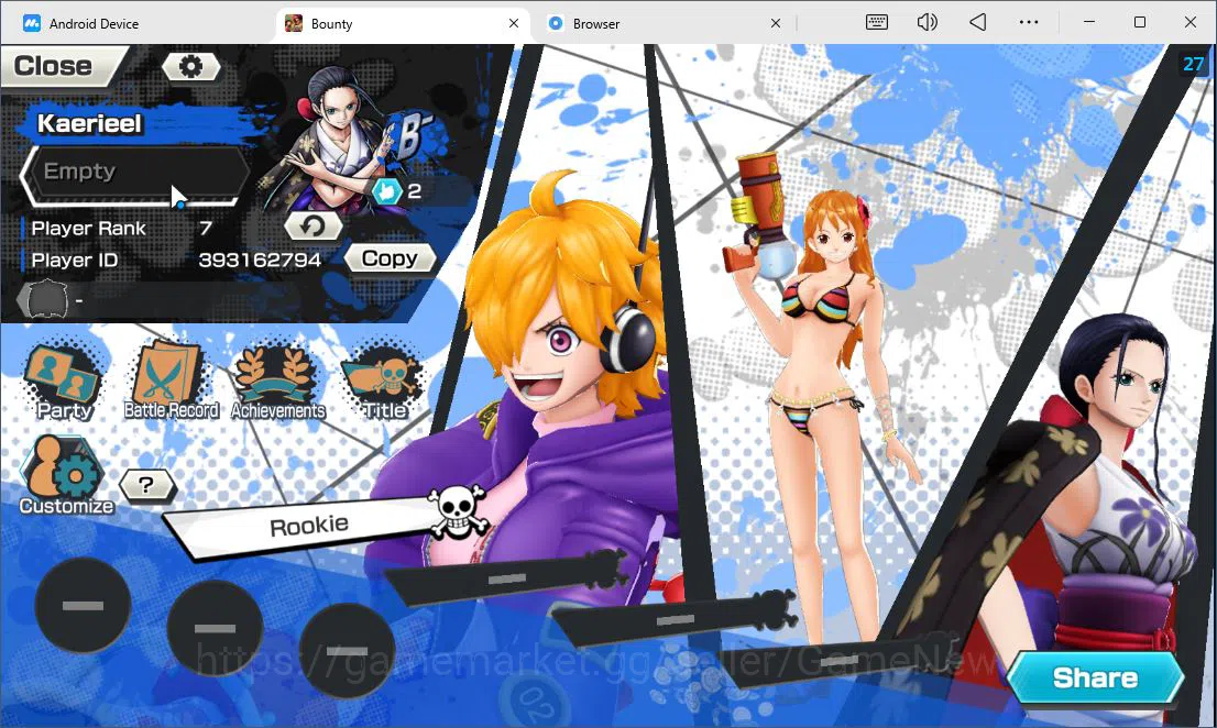 One Piece Bounty Rush Accounts Global|4 EX |Legendary DGarp,FE Sabo,5Elders St.Et image 2