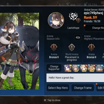 Epic Seven Accounts Mid-Tier Global Unverif | 7 ML (SOTD Diane,Lisette,E Ilinav,MOTS Iseria,Etc.)|SS 12.2K|Stigma 252K|Log