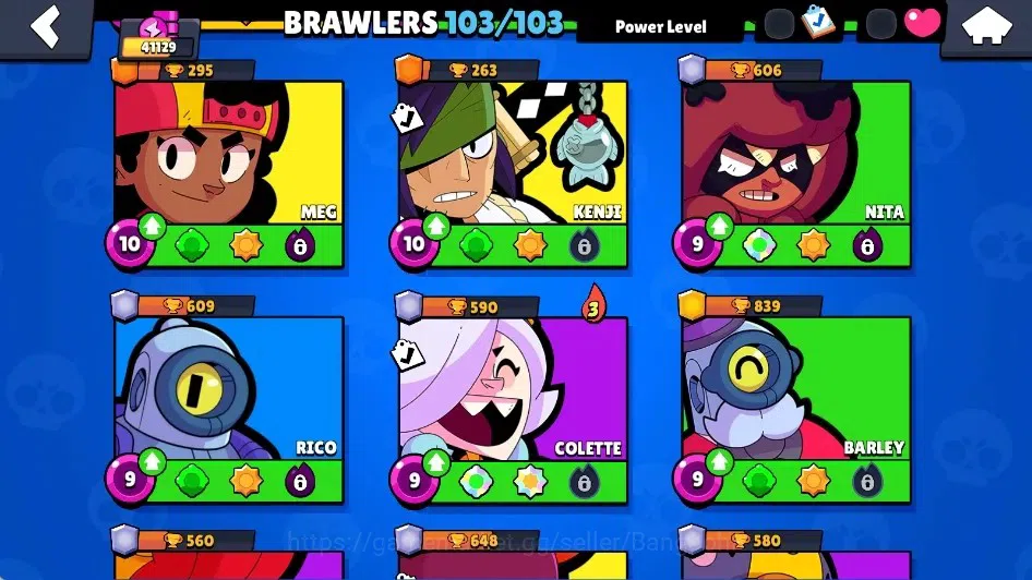 Brawl Stars Accounts Global|41129 Trophy|103 Brawlers-22 MaxLv.|20 Hype image 10