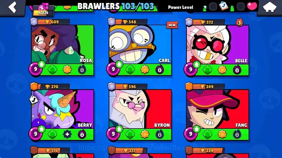 Brawl Stars Accounts Global|41129 Trophy|103 Brawlers-22 MaxLv.|20 Hype image 12