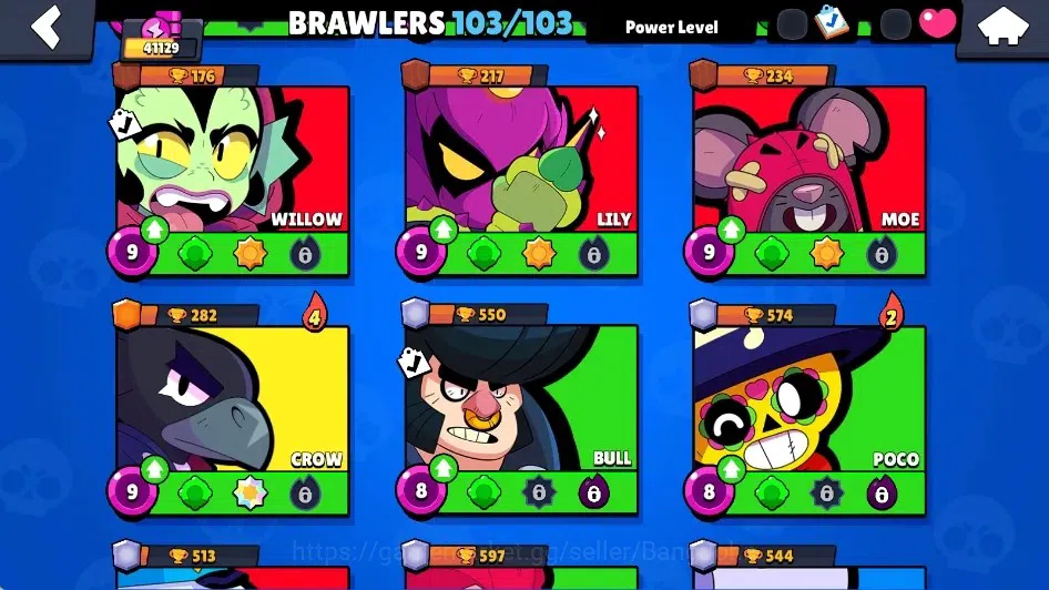 Brawl Stars Accounts Global|41129 Trophy|103 Brawlers-22 MaxLv.|20 Hype image 13