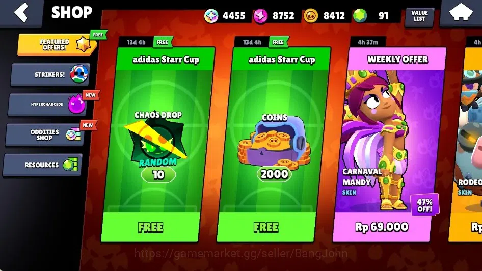 Brawl Stars Accounts Global|41129 Trophy|103 Brawlers-22 MaxLv.|20 Hype image 5