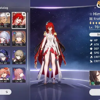 Honkai Star Rail Accounts Others ASIA|TL 53|4 Limited| Himeko Nova,Archer,Argenti,Topaz +1 STD Char (Clara)|Male