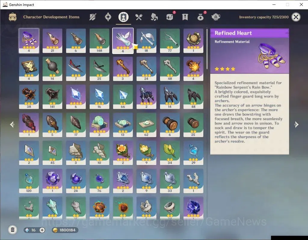 Genshin Impact Accounts Asia|AR 50|7 Limit +2(*5Wep)|Flins,Raiden,Furina,N image 7