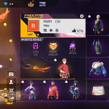 Free Fire Accounts Indonesia - akun ff murah - bundle cewe centil - murah berkualitas