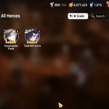 Epic Seven Accounts Limited Hero GLOBAL UnVerif|New Era|2 ML(Tidal Rift Elvira,Comander Pavel)+Iseria,Landy,Etc|Poh ON|Abys