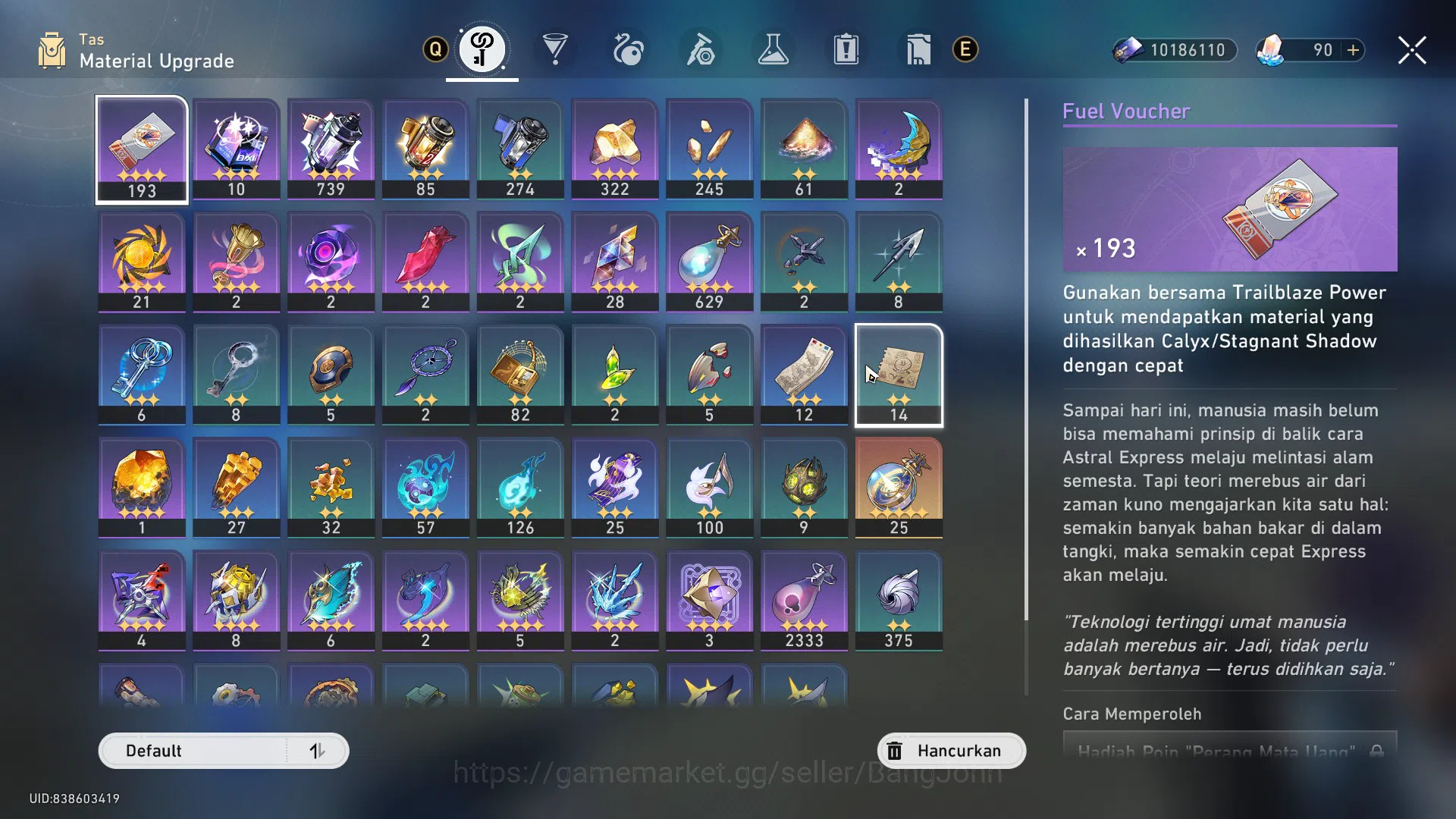 Honkai Star Rail Accounts ASIA | TL 62 | 4 LIMIT | FIREFLY | RUAN MEI | DAN image 6