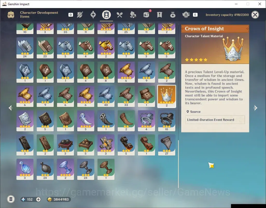 Genshin Impact Accounts Others ASIA|AR 47|Rate On|3 Limited + 3 (*5 6