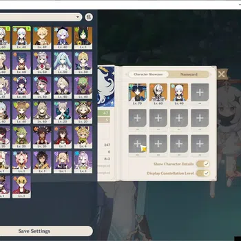 Genshin Impact Accounts Others ASIA|AR 47|Rate On|3 Limited + 3 (*5
